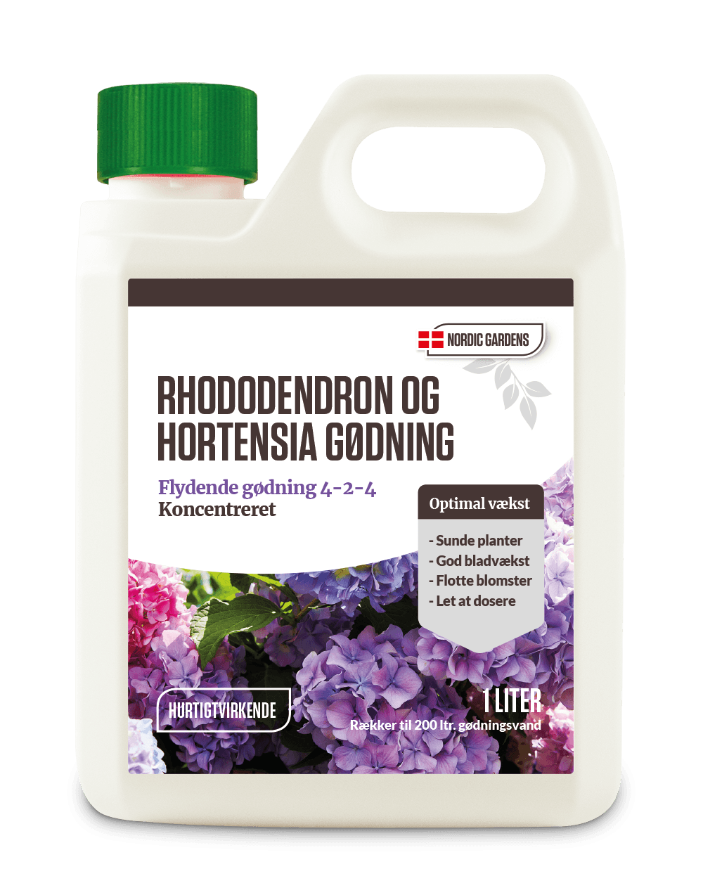 Produktbillede af Hortensia og rhododendron gødning 1 liter på tilbud i høj kvalitet