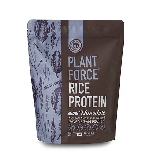 Produktbillede af Plantforce Risprotein Chokolade 800 g. 3 for 717,- på tilbud