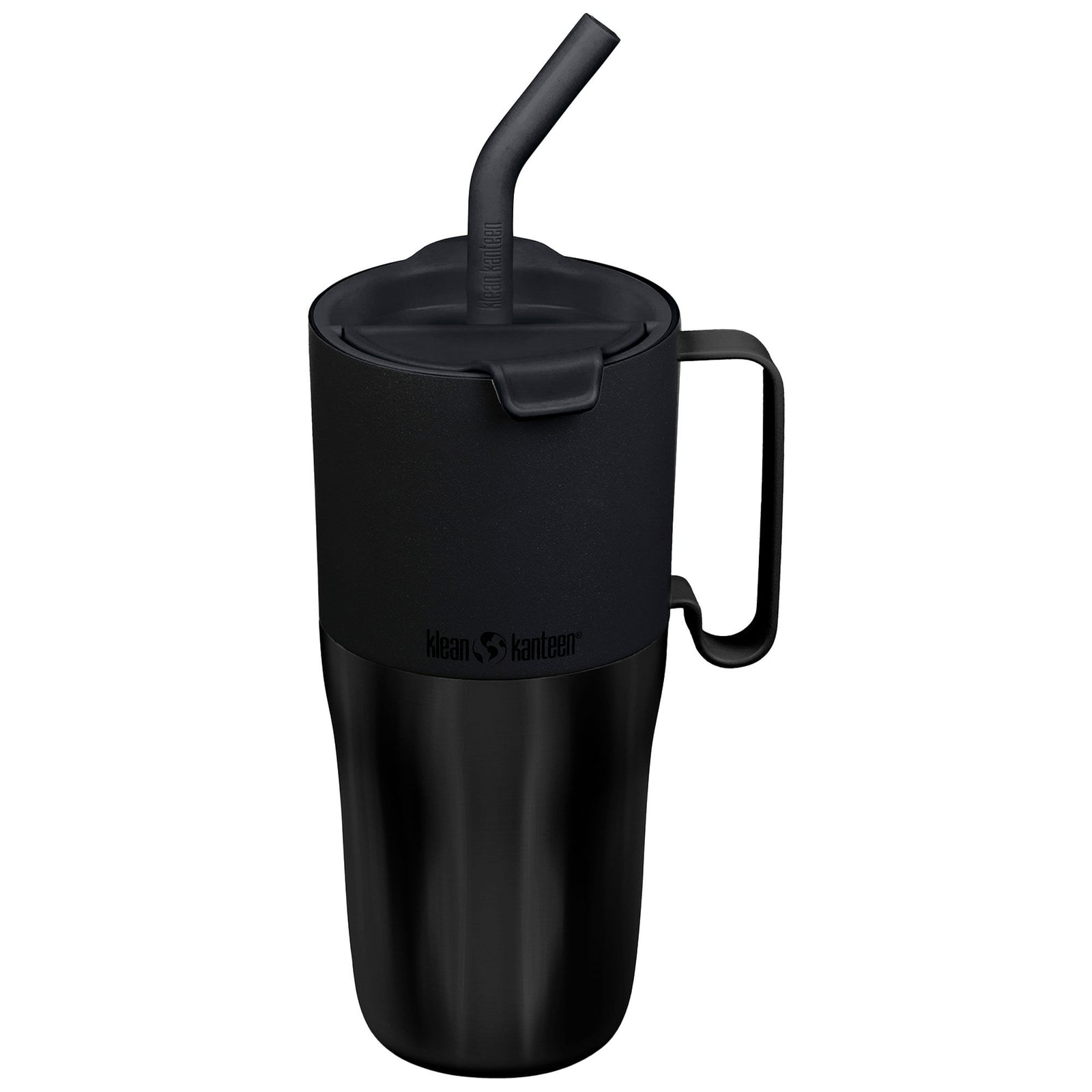 Klean kanteen Klean kanteen Rise Tumbler med flip-låg og sugerør 770 ml, sort ❤ produktfoto (Termokop)