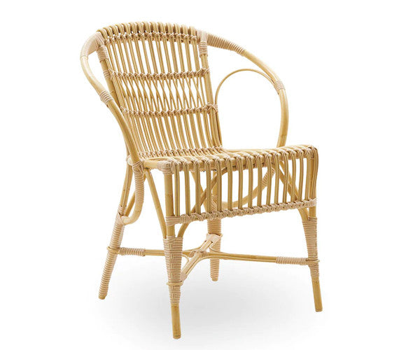 Produktbillede af Sika Design Robert Spisebordsstol alu/rattan 81 i premium kvalitet