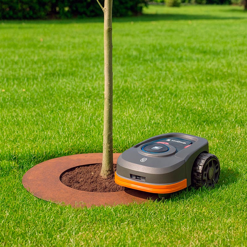 Produktbillede af Rund bedafgrænser til robotplæneklipper Ø93 cm på tilbud i høj kvalitet