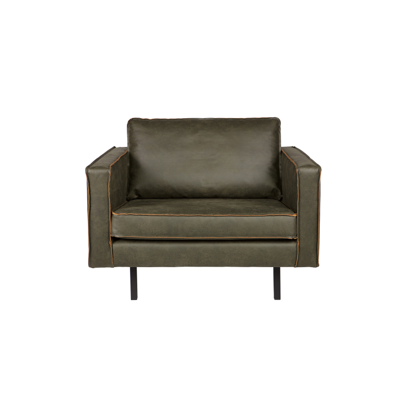 BePureHome Rodeo Lænestol - Army ❤ Stort online udvalg i BePureHome ❤ Billig fragt og hurtig levering 2 - 5 hverdage ❤ Varenummer: BYH-1404794 / Ean: 8714713056507 på lager - Udsalg på Lænestole - Over 785 kendte brands på udsalg