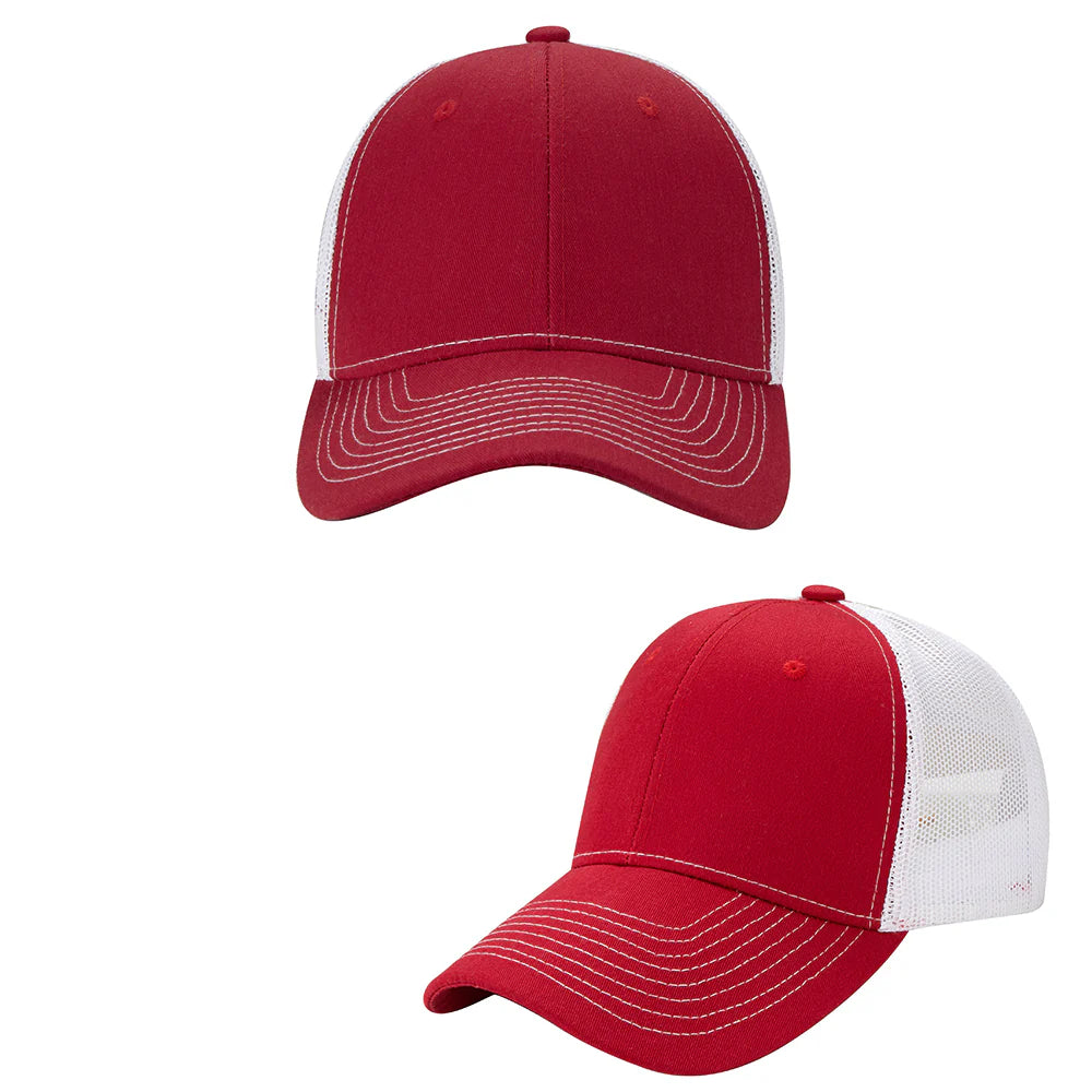 Trucker Cap / Baseball Kasket i 4 farver! Rød & hvid