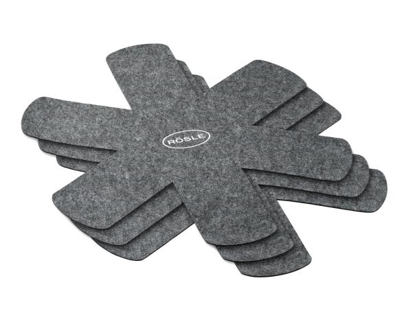 Produktbillede af Rösle Pandebeskytter Dia 40 x 0,2 cm 3 stk. Grå i premium kvalitet