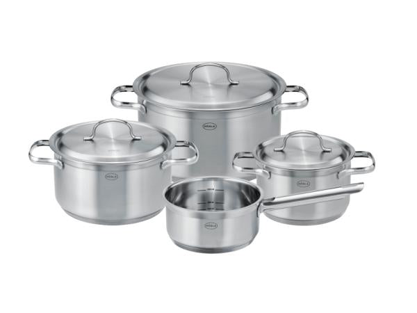 Produktbillede af Rösle PureElements Grydesæt med låg 7 dele Stål i premium kvalitet