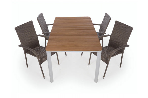 Produktbillede af Ronja Geneve Dusty 2-line Havemøbelsæt 90x160 cm på tilbud i høj kvalitet