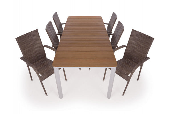 Produktbillede af Ronja Geneve Dusty 2-line Havemøbelsæt 90x200 cm på tilbud i høj kvalitet
