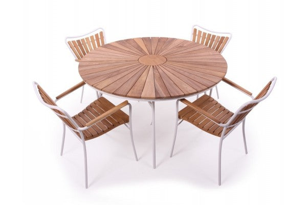 Rørvig 130 cm. Sæt med 4 stole ❤ Stort online udvalg i KERNETEAK ❤ Billig fragt og hurtig levering 2 - 5 hverdage ❤ Varenummer: HML-DK1172 / Ean: '5703332023765 på lager - Udsalg på HAVEMØBELSÆT Spar op til 59% - Over 322 kendte brands på udsalg