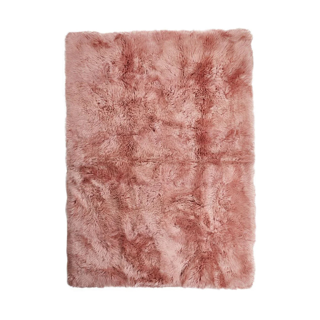 Produktbillede af NATURES COLLECTION DESIGNERGULVTÆPPE LANGHÅRET NEW ZEALAND ROSA 350 i premium kvalitet