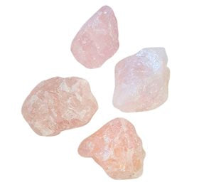 NatureSource Rosakvarts krystal (rå) 600g.