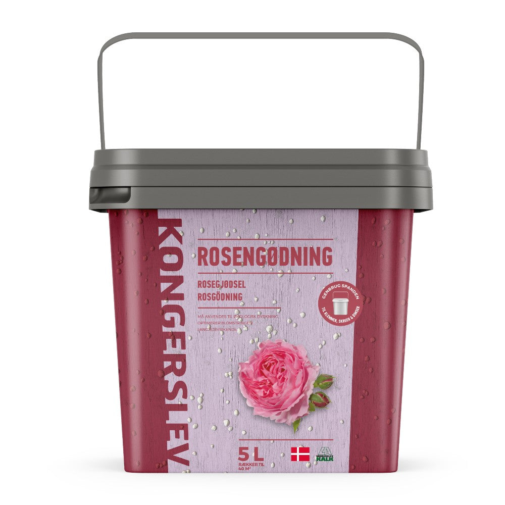Produktbillede af Kongerslev Kalk rosengødning 5 liter på tilbud i høj kvalitet
