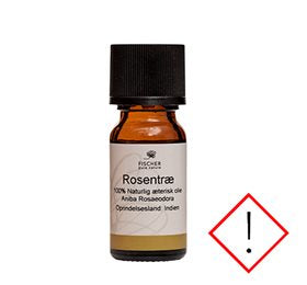 Detaljeret produktbillede af Fischer Rosentræolie æterisk 10 ml. på tilbud