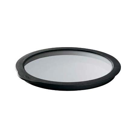 Produktbillede af Rösle Glaslåg Dia 20 cm Klar/Sort i premium kvalitet