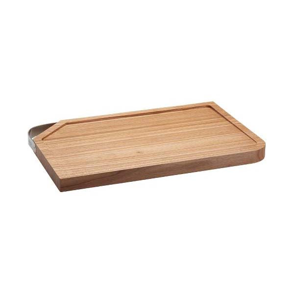 Produktbillede af Rösle Skærebræt med håndtag 36 x 24 x 2,5 cm Træ/Stål i premium kvalitet