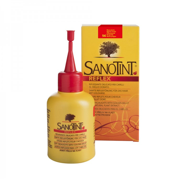 Detaljeret produktbillede af Sanotint Reflex skyllefarve burgundy 56 X på tilbud