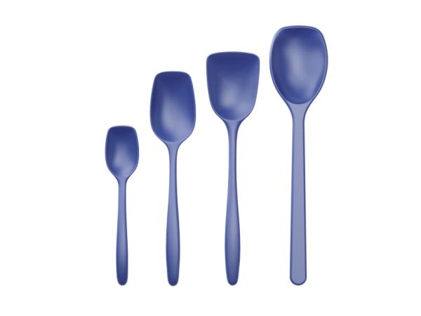 Produktbillede af Rosti Classic Grydeskesæt 4 dele Electric blue i premium kvalitet