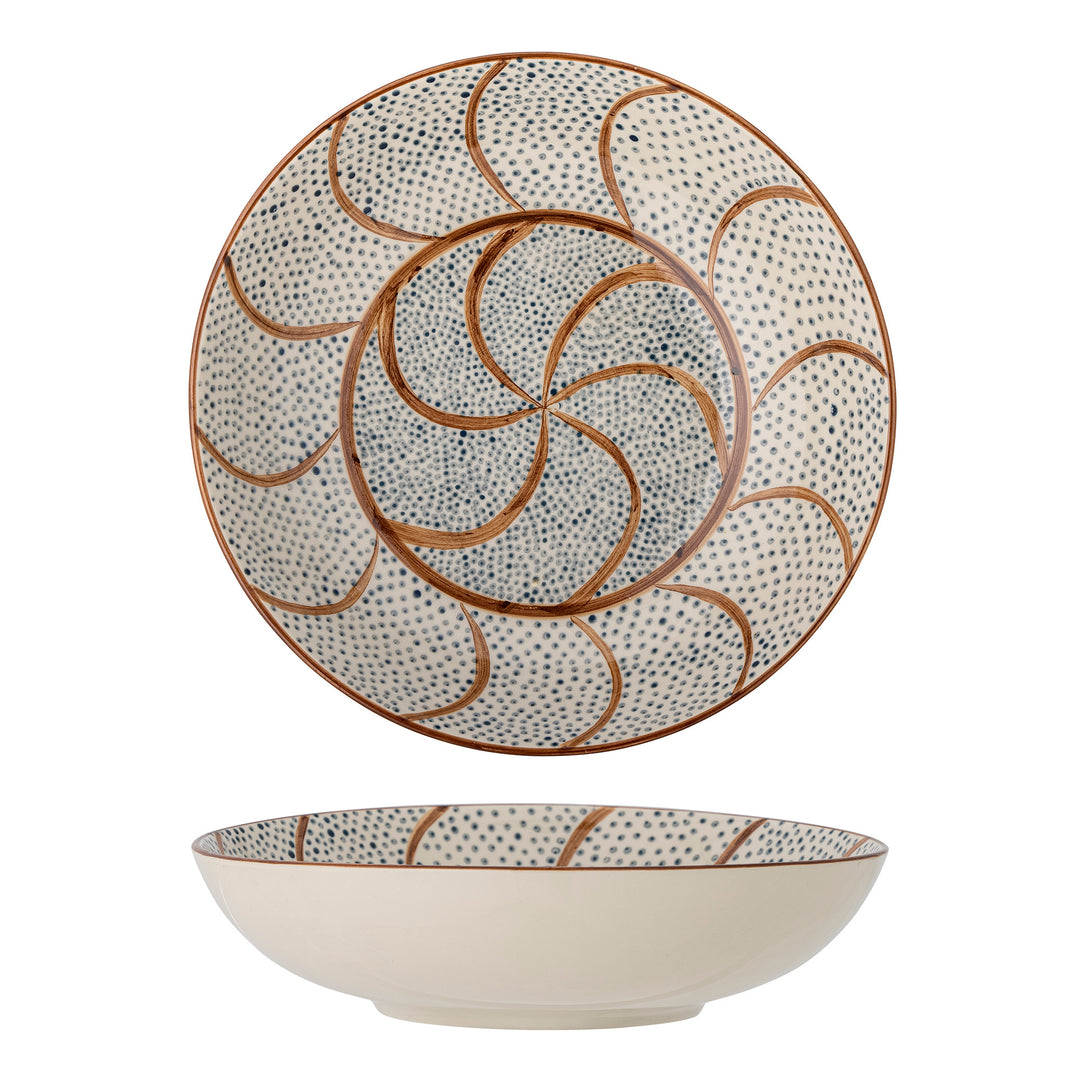 BLOOMINGVILLE Heikki Skål Brun Stentøj D32xH9 cm