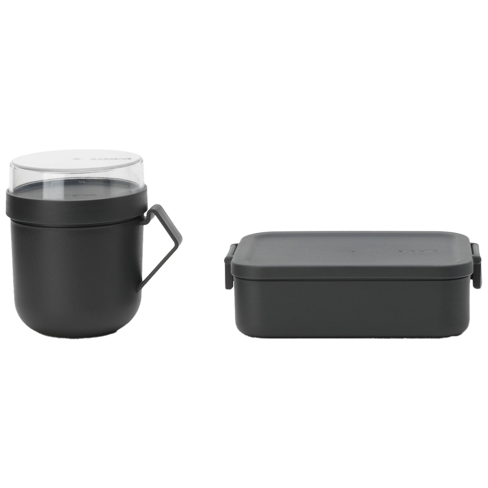 Brabantia Brabantia Make & Take frokostsæt 2 dele, mørkegrå ❤ produktbillede (Madkasse)