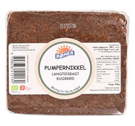 Detaljeret produktbillede af Rugbrød pumpernikkel i skiver Ø 500 g på tilbud
