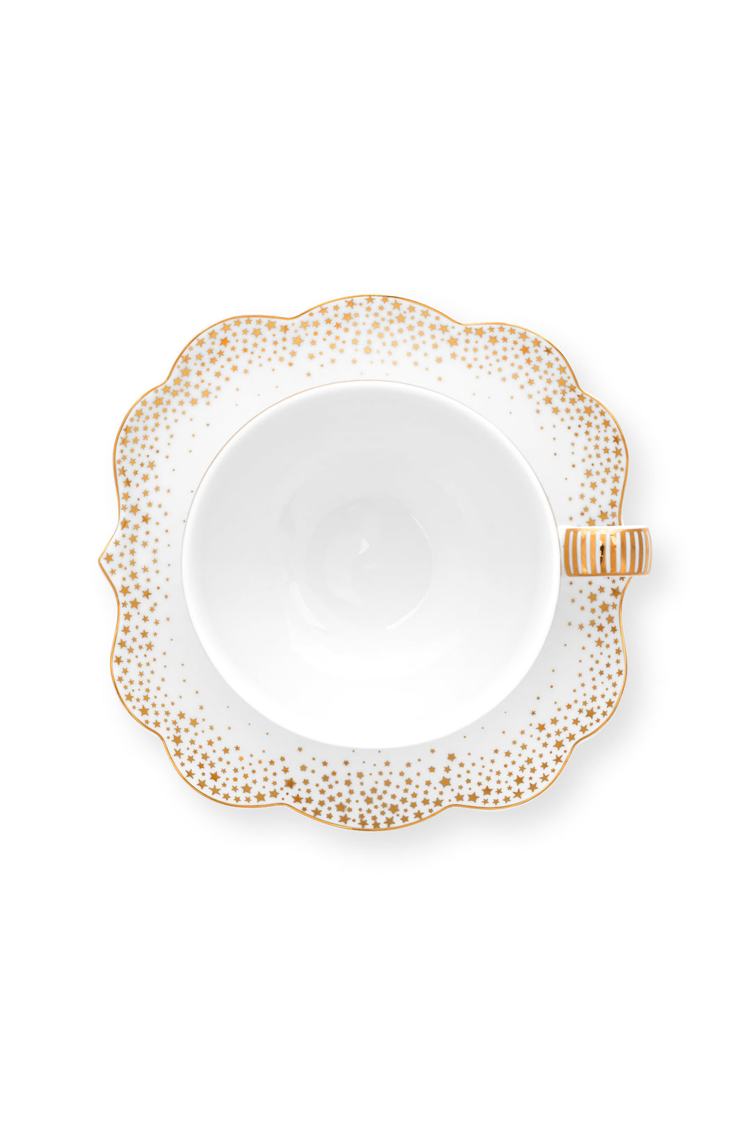 Produktbillede af Espresso Cup and Saucer Royal Winter White 125ml på tilbud i høj kvalitet