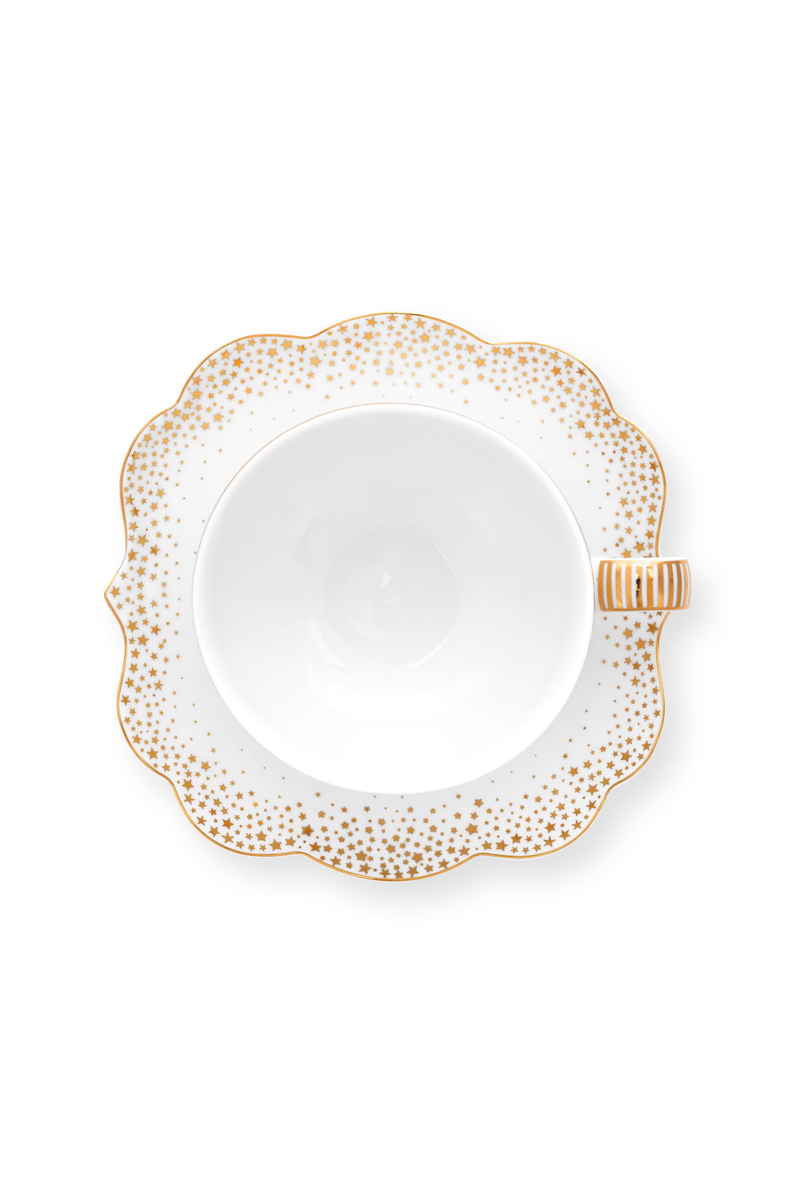 Produktbillede af Espresso Cup and Saucer Royal Winter White 125ml på tilbud i høj kvalitet