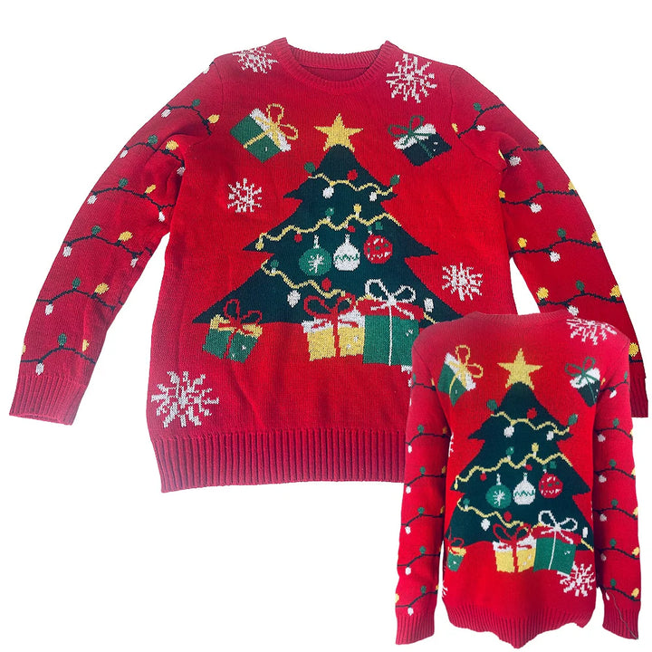 Jule Sweater Mange Sjove Modeller og Farver S-019 Large