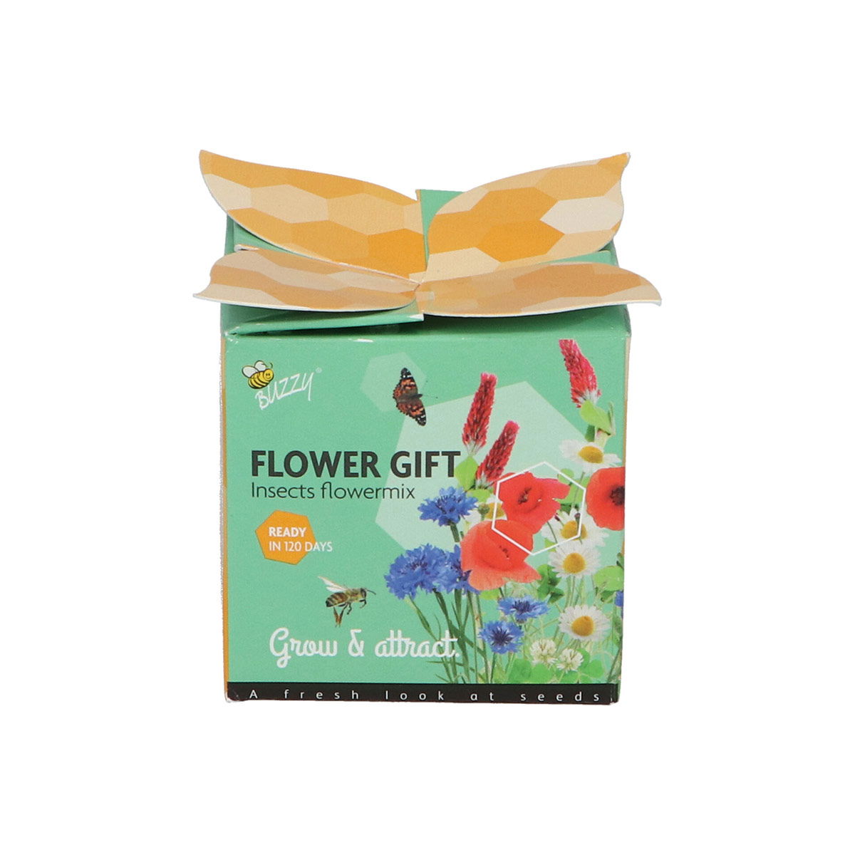 Produktbillede af Blomster dyrk selv gaveæske på tilbud i høj kvalitet