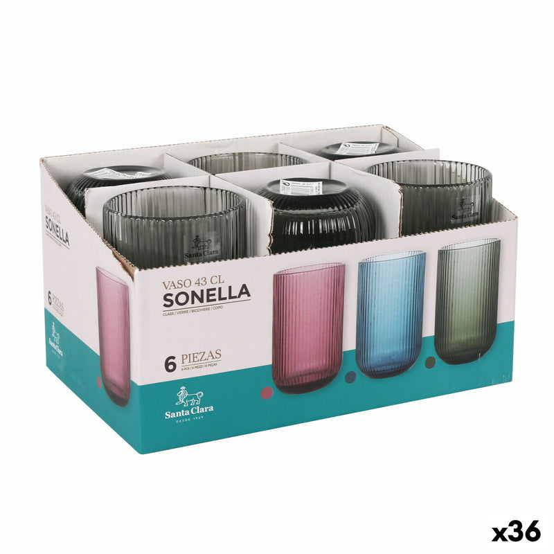 Se Vandglas Santa Clara Sonella Grøn 430 ml (36 stk)  Stort online udvalg i Santa Clara - Køb online på udsalg og tilbud lige nu  Meget billig fragt og hurtig levering: 1 - 2 hverdage - Varenummer: S2238376 og barcode / Ean: &