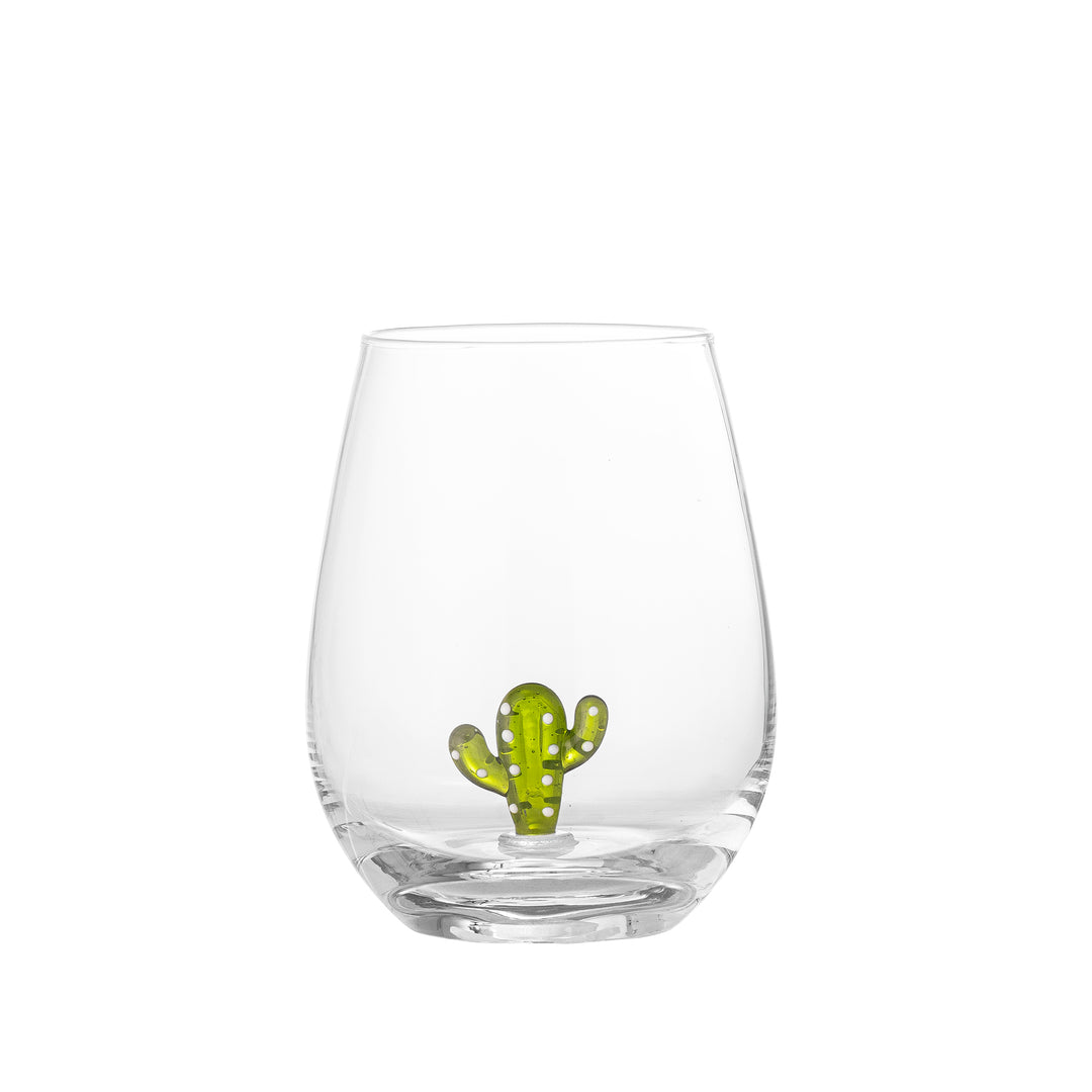 BLOOMINGVILLE Misa drikkeglas m. kaktus klar glas