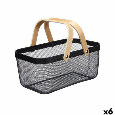 Se Kurv Kinvara 1031 Sort Træ Metal 42,5 x 18 x 26,5 cm (6 stk)  Stort online udvalg i Kinvara - Køb online på udsalg og tilbud lige nu  Meget billig fragt og hurtig levering: 1 - 2 hverdage - Varenummer: S3630428 og barcode / Ean: '4899888770978 på lager - Udsalg på Hjem og madlavning, Opbevaring og organisering Spar op til 64% - Over 1122 kendte brands på udsalg