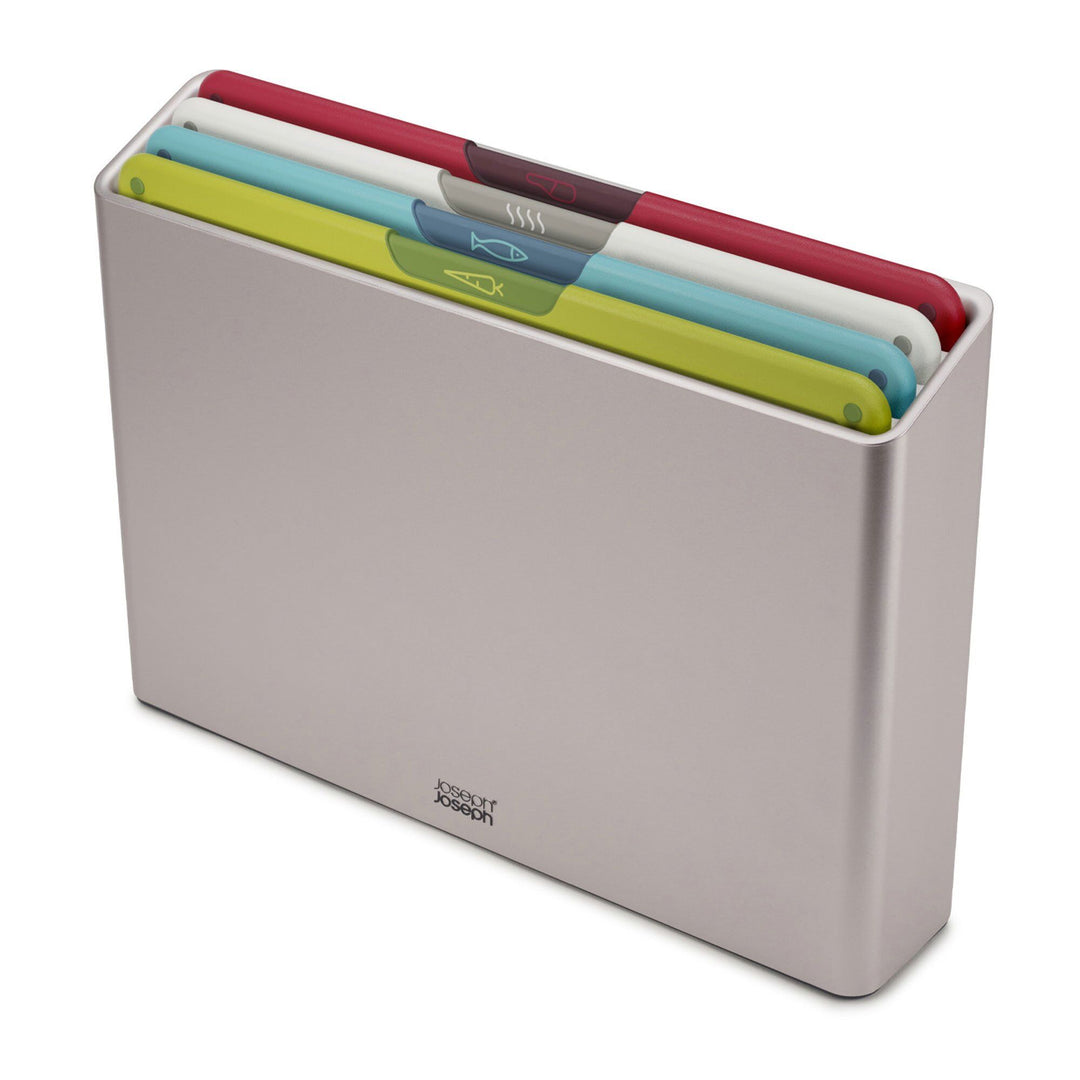 Joseph joseph Joseph joseph Folio Icon skærebrætter med etui 4 stk, 20 x 30 cm – produktfoto (Skærebrætssæt)