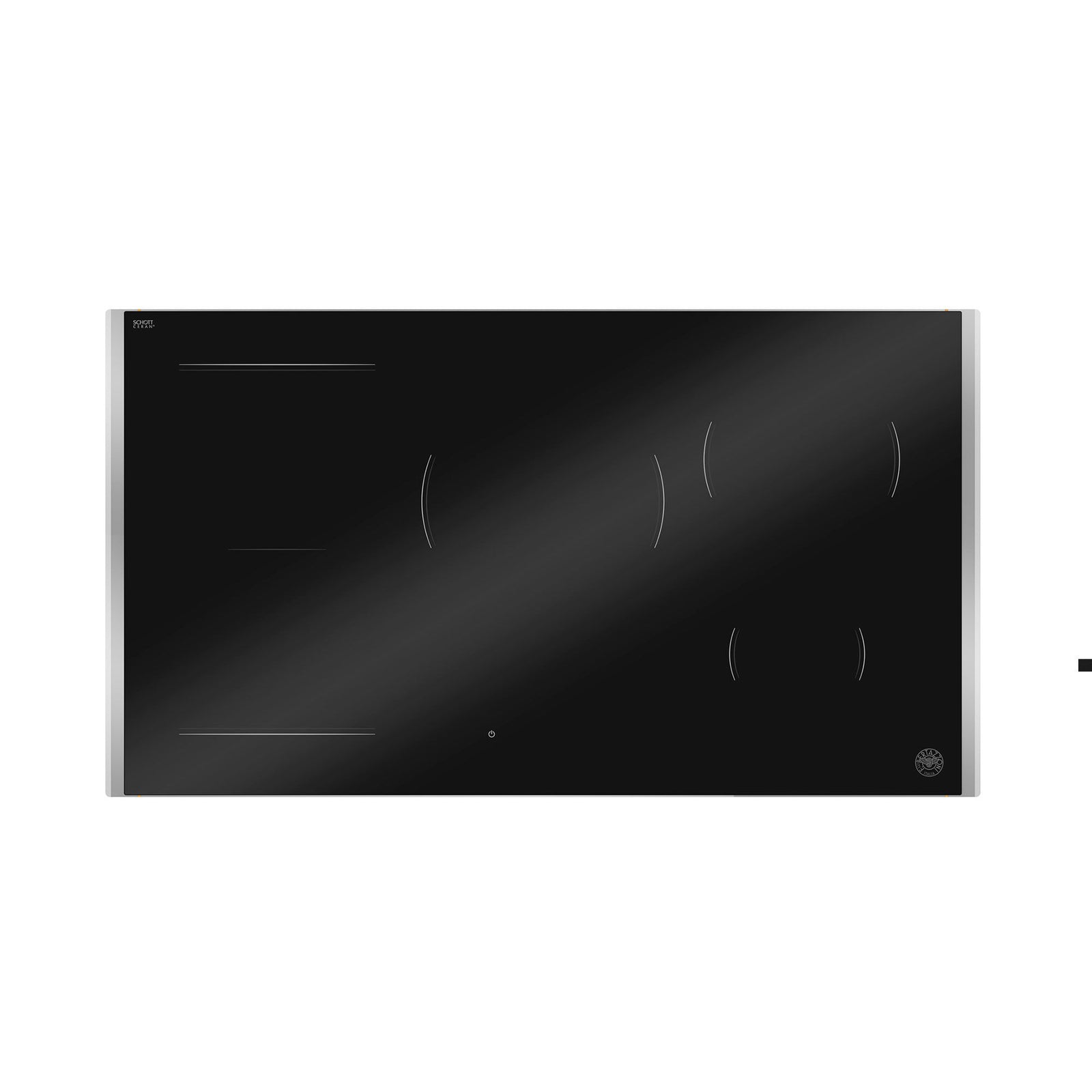 Bertazzoni Bertazzoni P905I1M30XP Premium induktionskogeplade 90 cm med stålramme, 5 zoner ❤ produktbillede (Induktionskogeplade)