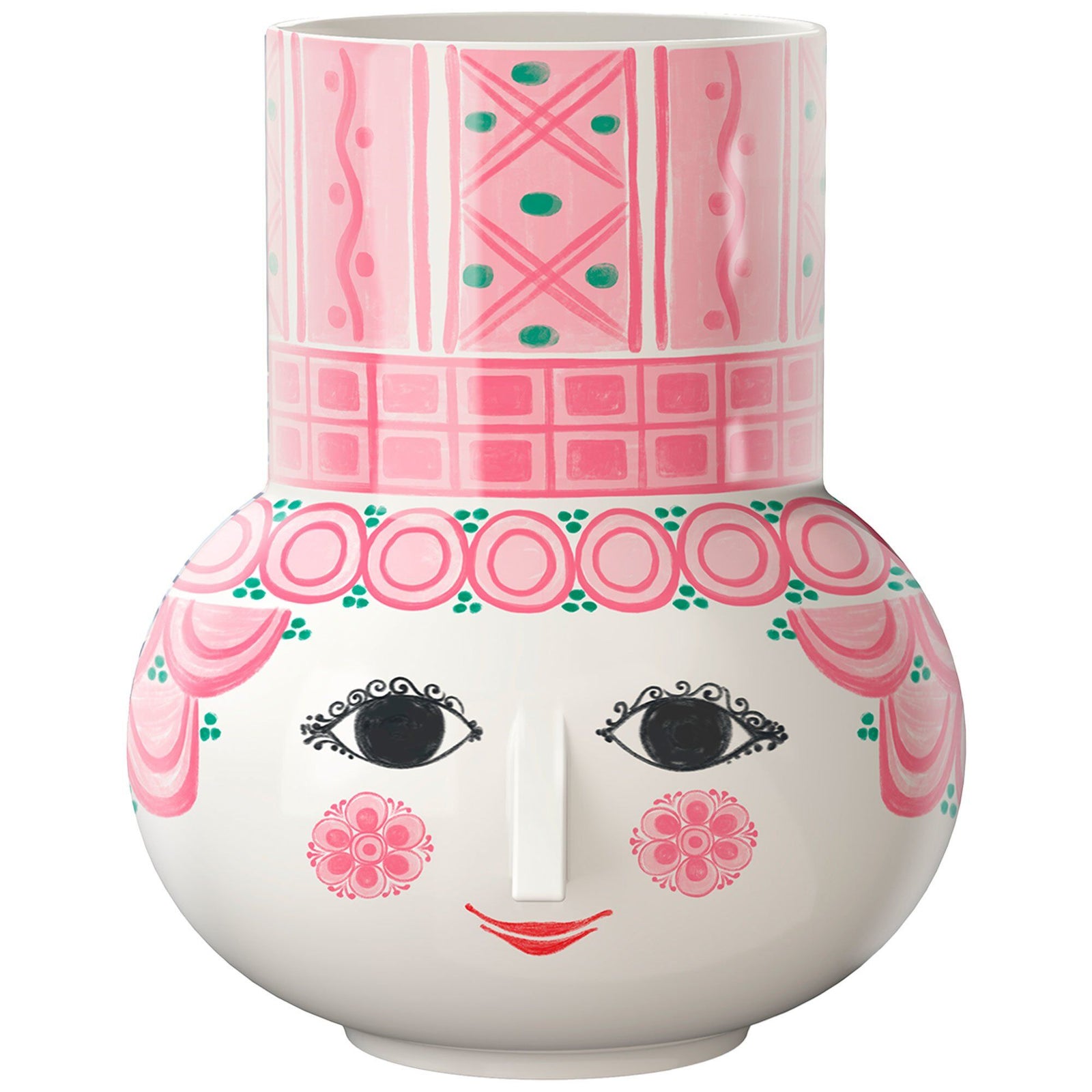 Bjørn wiinblad Bjørn wiinblad Olga vase 15 cm, rosa – produktbillede (Vase)