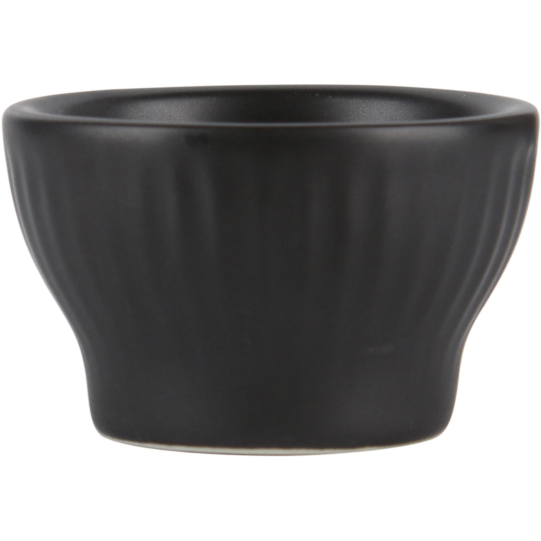 Aida Aida Groovy æggebæger 4 stk., sort – produktvisning (Æggebægre)