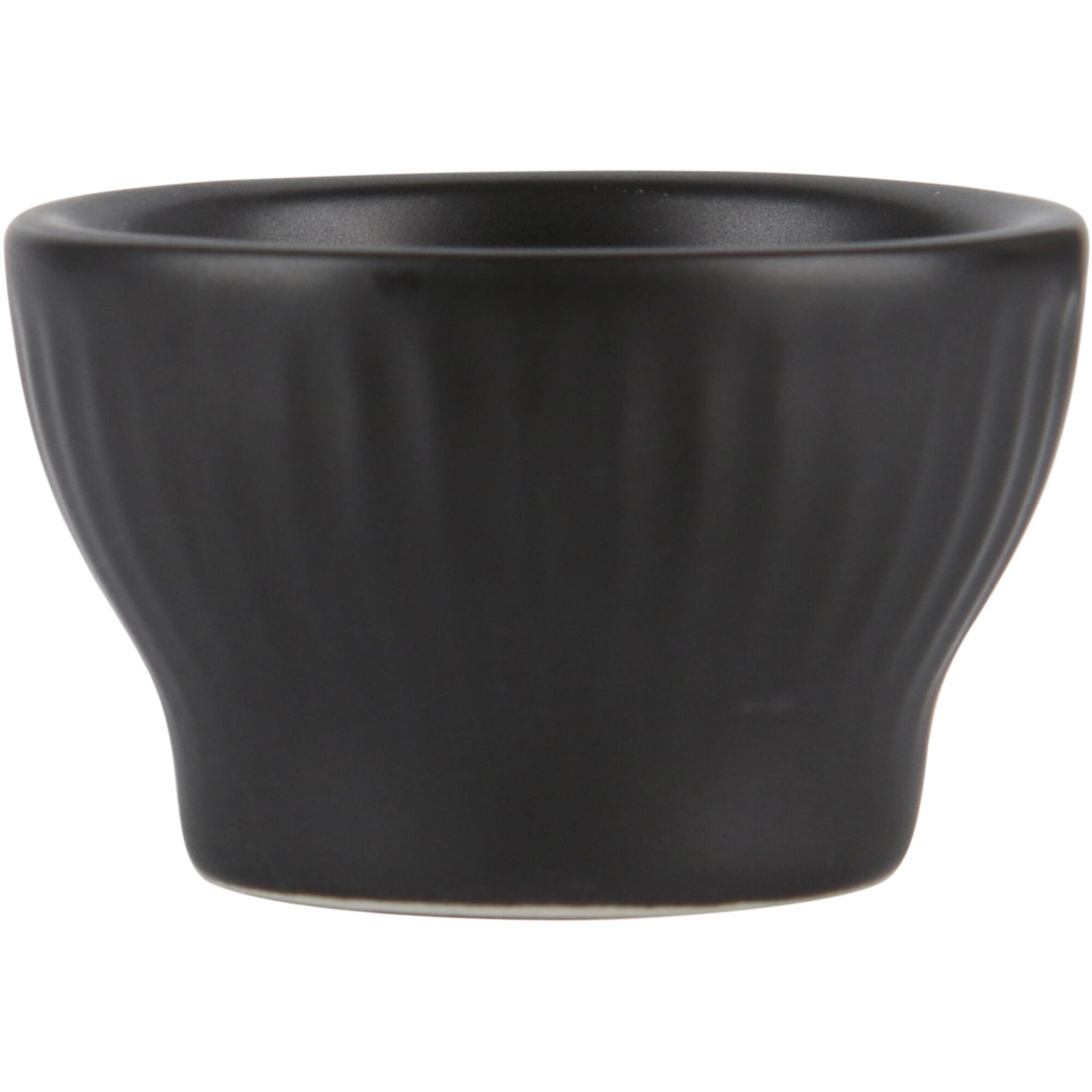 Aida Aida Groovy æggebæger 4 stk., sort – produktvisning (Æggebægre)