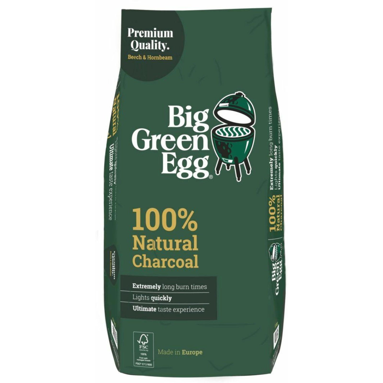Big green egg Big green egg Trækul, 4,5 kg – billede i brug (Kamadogrill)