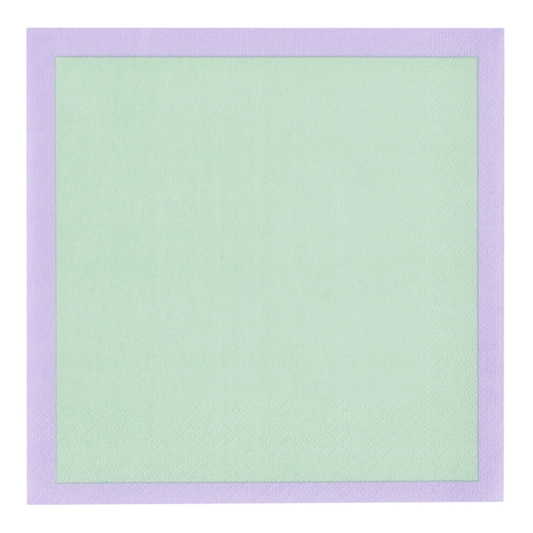 Iittala Iittala Play Papirserviet 33x33 cm, mint/lilla – frontbillede (Servietter)