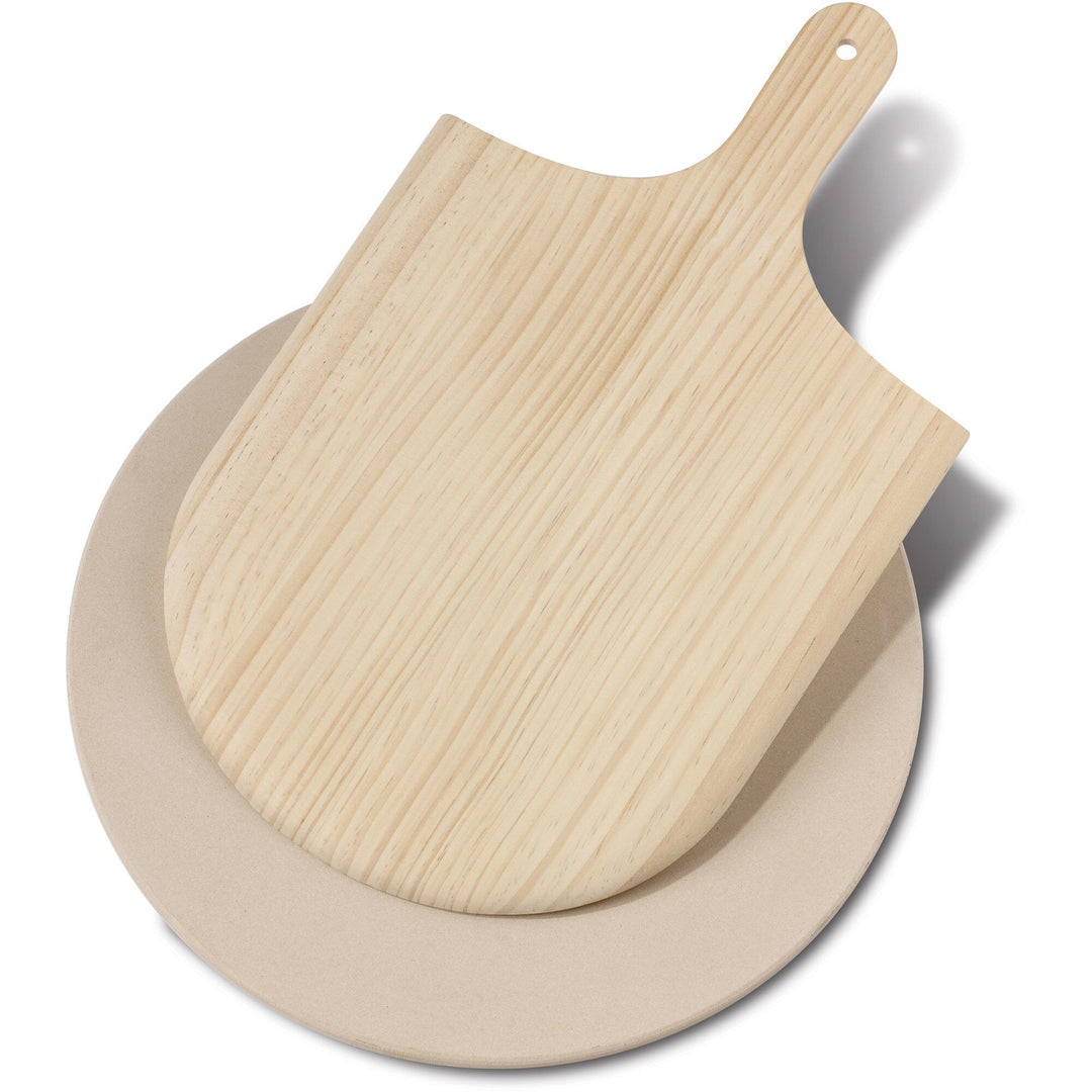 Funktion Funktion Pizzasten med spade 37,5 cm. – billede i brug (Pizzasten)
