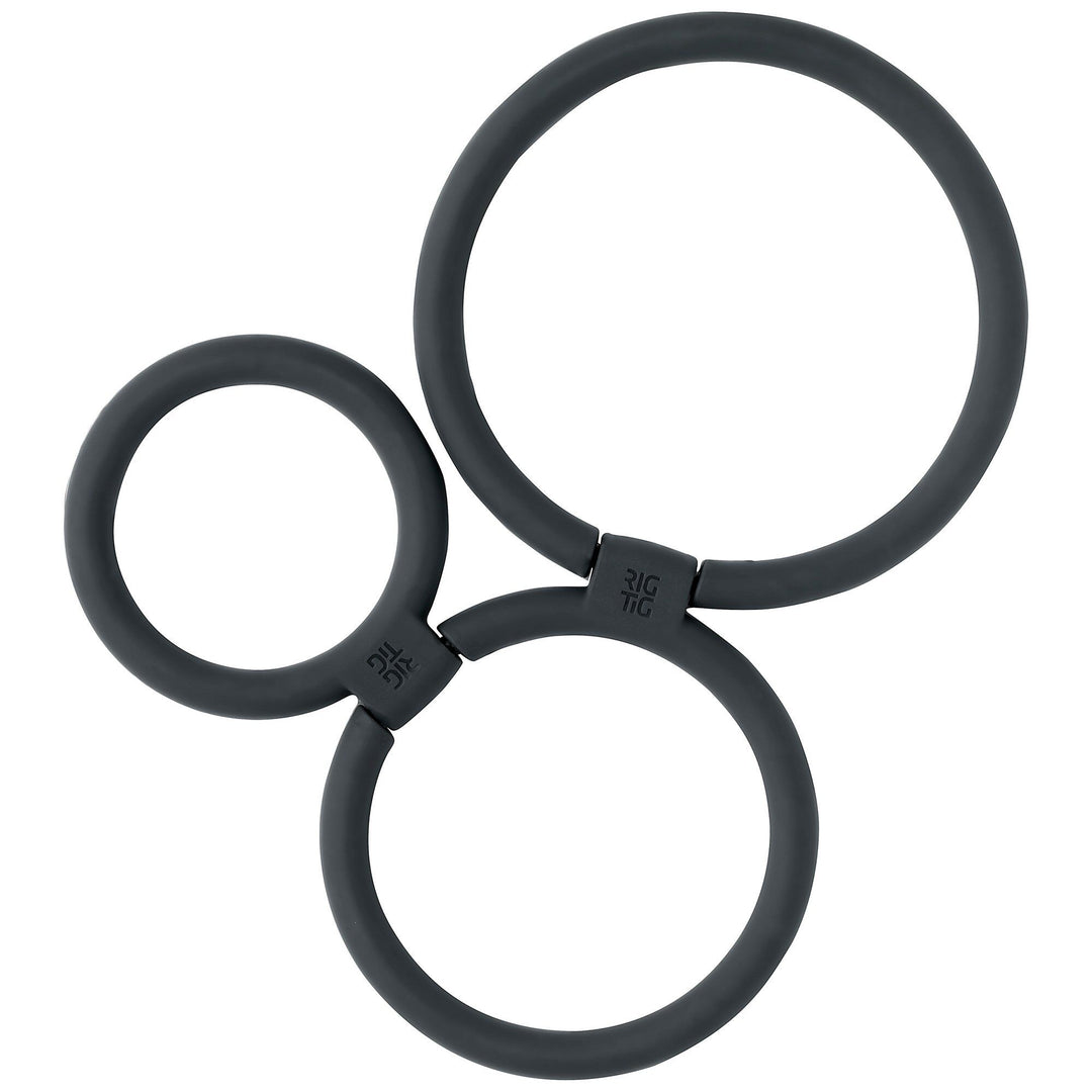 Stelton Stelton Circles bordskåner, sort ❤ detaljebillede (Grydelåg)