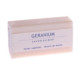 Detaljeret produktbillede af Sæbe geranium Midi 1 stk. 100g. på tilbud