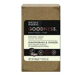 Stort online udvalg i Sæbe lemongrass & ginger Baylis & Harding Goodness 200g. ❤ ❤ Hurtig levering: 1 - 2 Hverdage og gratis fragt v/køb over 295 kr. GLS til pakkeshop ❤ Varenummer: HG-28950 og barcode / Ean: 017854100299 på lager - Kæmpe udvalg i Personlig pleje - Over 434 design mærker på udsalg