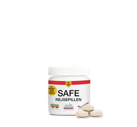 Detaljeret produktbillede af Safe rejsepillen 50 tab. på tilbud