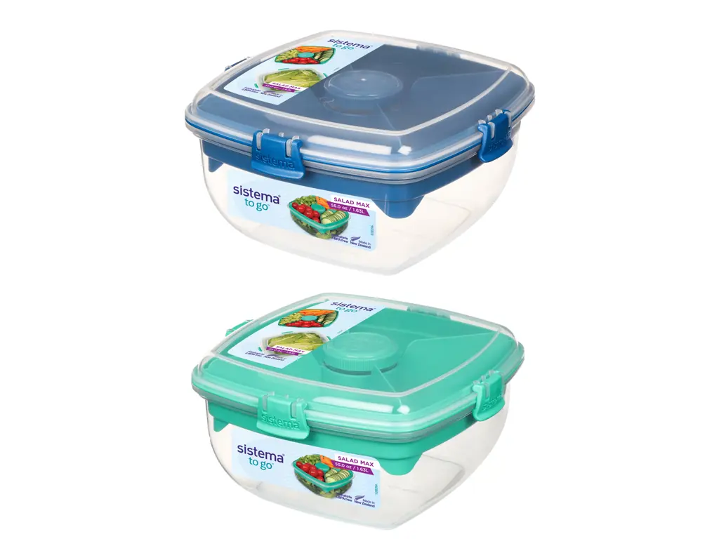 Produktbillede af Sistema Salad Max To Go 1,63L i premium kvalitet