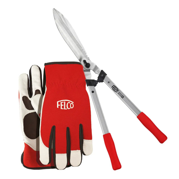 Felco 250-63 hækkesaks & Felco 702 beskæringshandske S