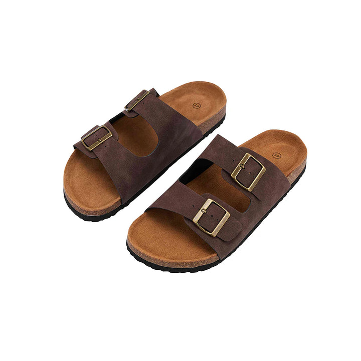 Klassiske remsandaler sorte brune eller beige Brun / 40