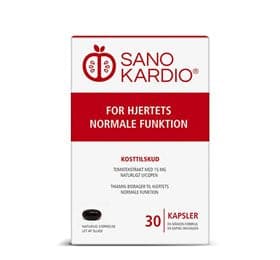 Se Sano Kardio - 30 KAPS. ❤ Kæmpe udvalg i KopK ❤ Hurtig levering: 1 - 2 Hverdage samt billig fragt - Varenummer: HG-27328 og barcode / Ean: '7350003690047 på lager - Udsalg på Sundhed > Søvn > Spar op til 54% - Over 1334 design mærker på udsalg