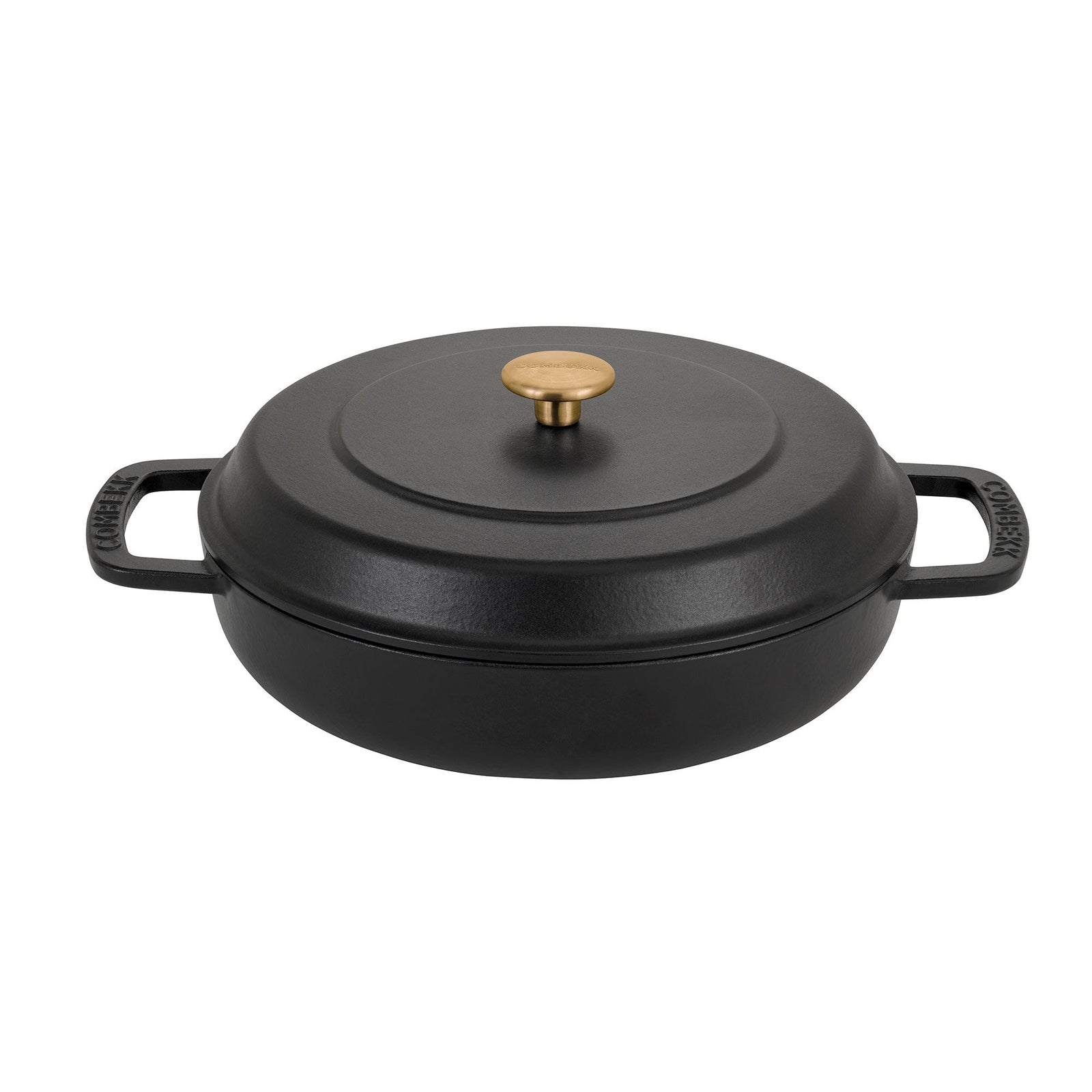 Combekk Combekk Lav gryde med låg Ø28 cm/5 liter, sort ❤ detaljebillede i kategorien Gryder