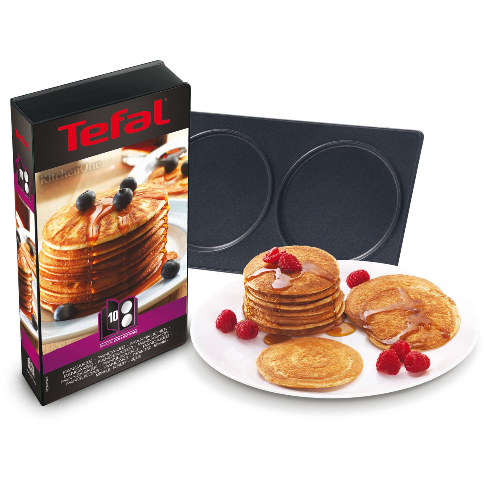 Tefal Tefal Snack Collection plader: Pandekager (10) ❤ vinkelbillede (Tilbehør)
