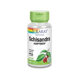 Detaljeret produktbillede af Solaray Schisandra 580 MG 100 kap. BEDST FØR 10/2025 på tilbud