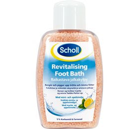 Detaljeret produktbillede af Scholl Revitalising Foot Bath 275 g. på tilbud